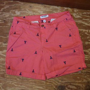 🍦Old Navy Lobster Embroidered Bremuda Short